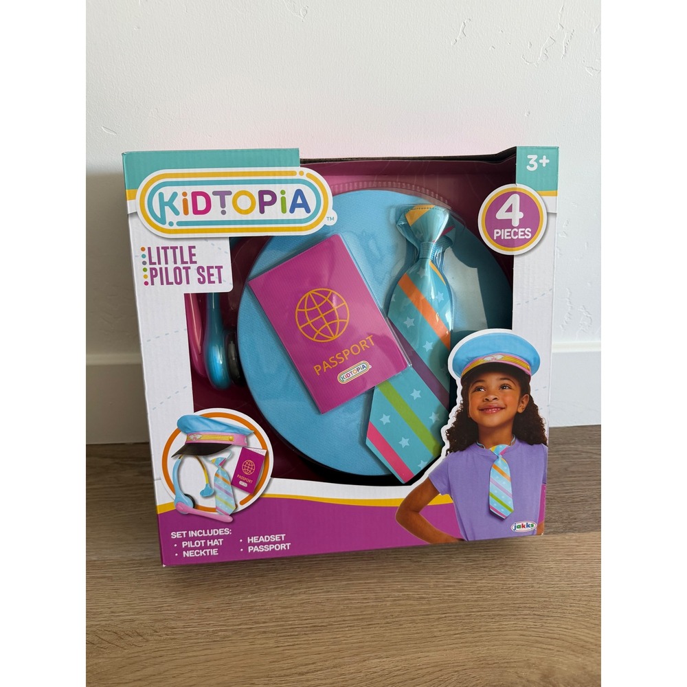 Kids pilot costume girl